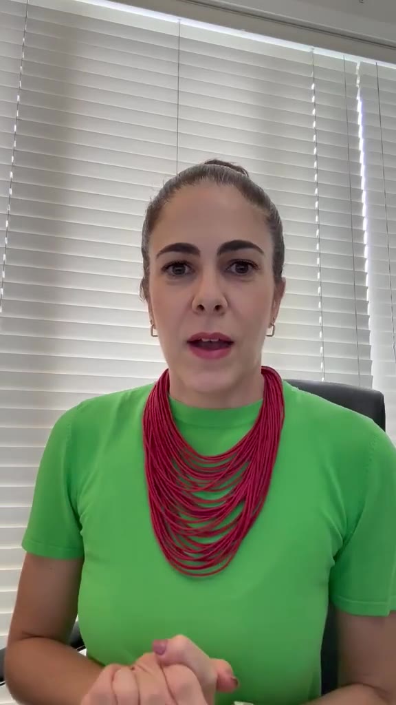 Mensagem em v&iacute;deo de Ana Perovano